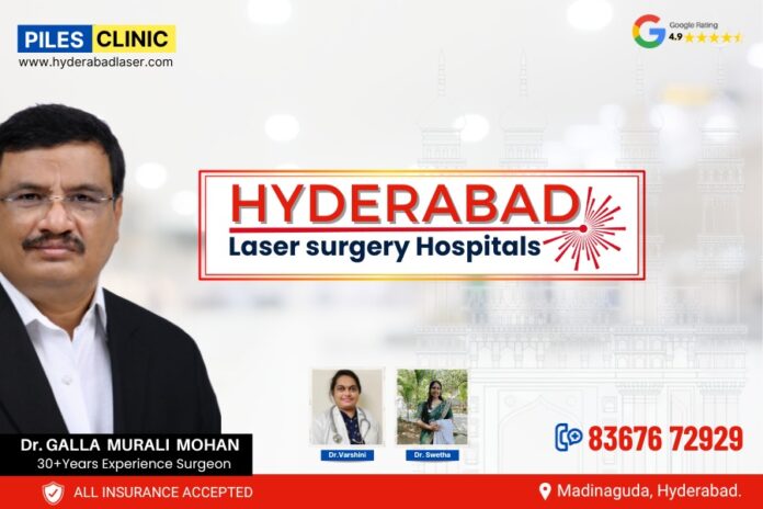 Hyderabad Laser Surgery Hospitals, Pain-Free Piles and fistula Clinic, Dr Galla Murali Mohan,